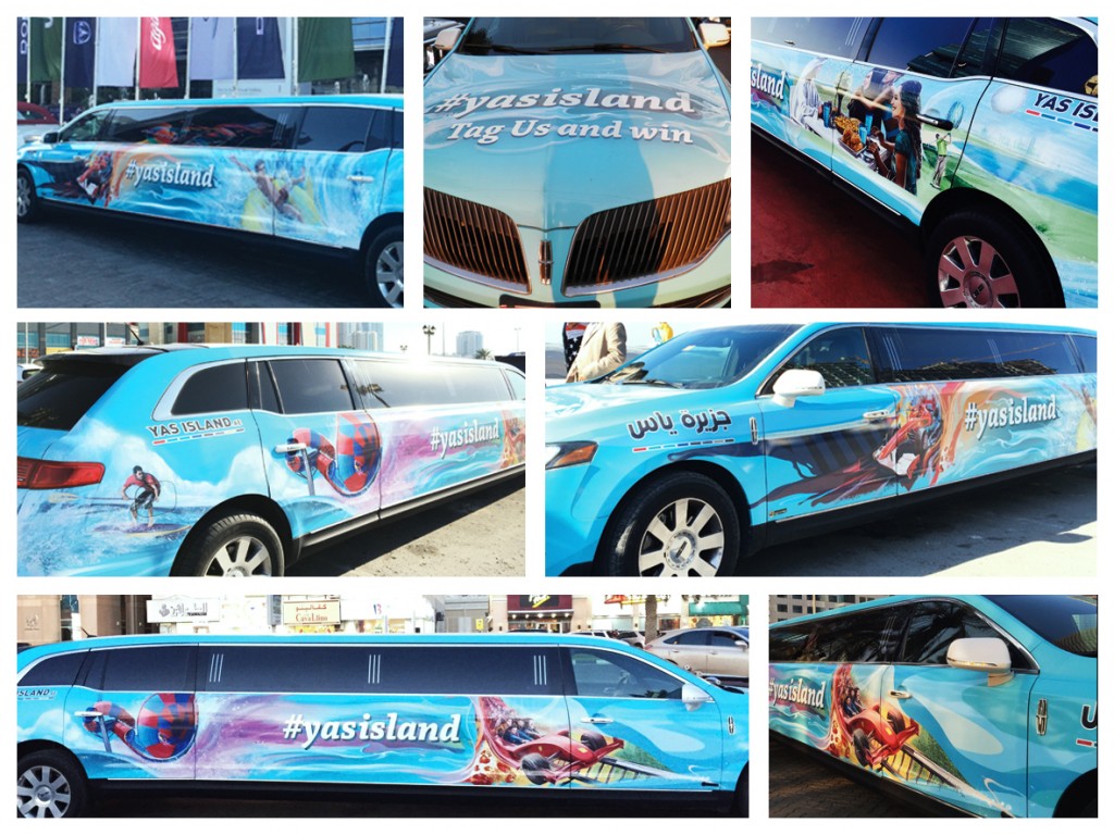 Yas Island & Yas Limo brand activation