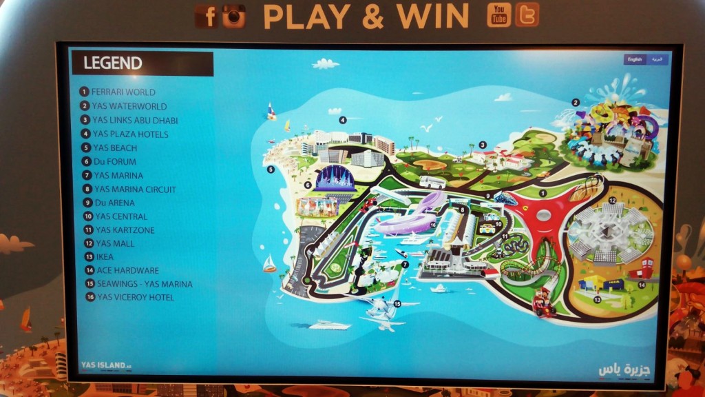 Digital activation for Yas Island & Yas Mall Hub