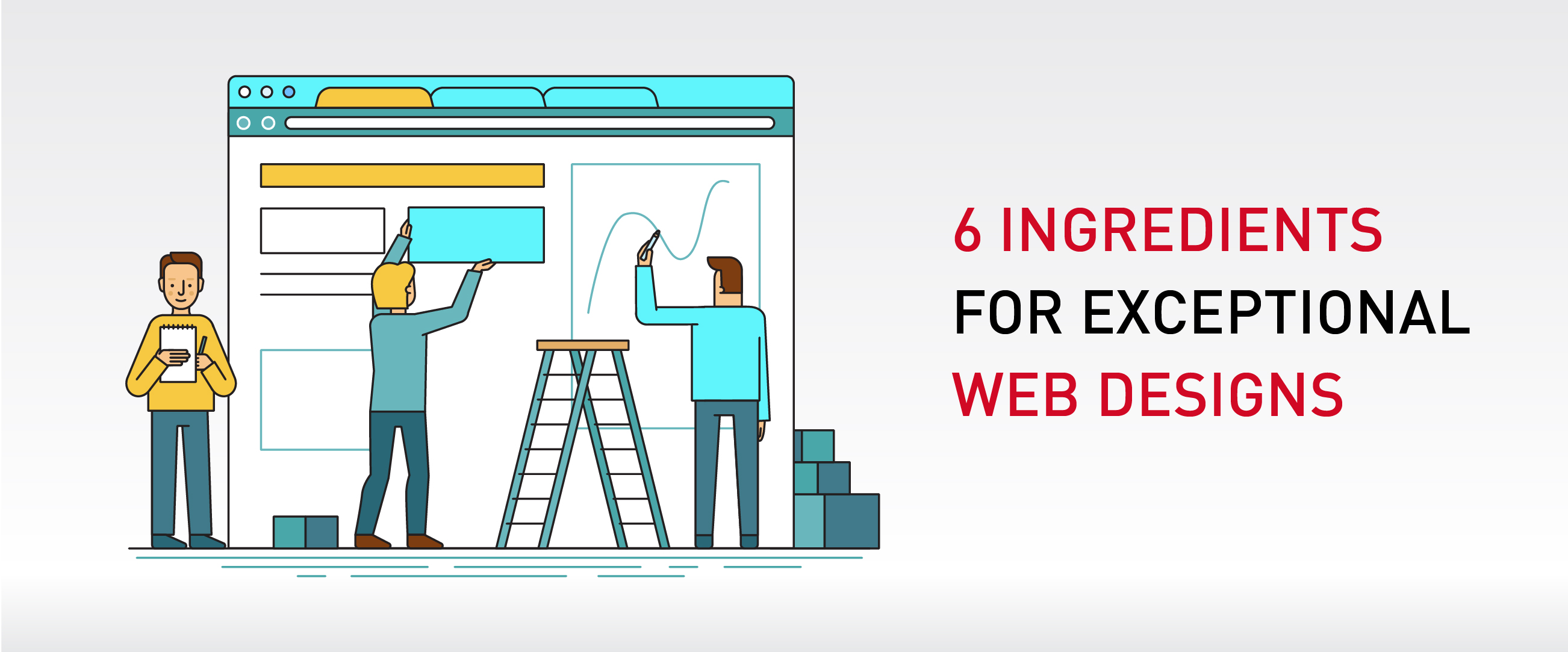 6 ingredients for exceptional web designs